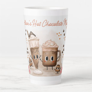Caneca De Café Latte Chocolate Quente Personalizado