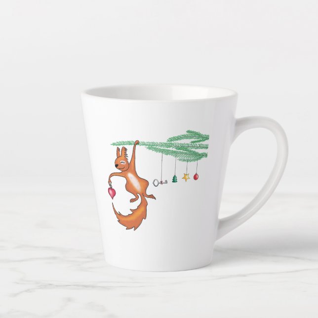Caneca De Café Latte Chrismas Mug Weihnachten Kaffeetasse Comic  (Direita)