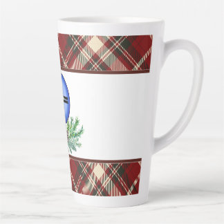 Caneca De Café Latte Christmas Cheer Cross 