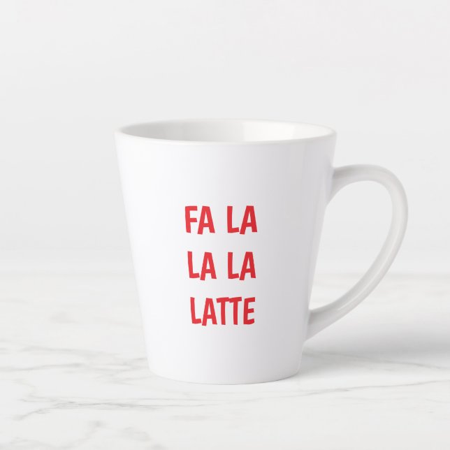 Caneca De Café Latte Christmas Latte Mug (Direita)