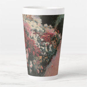 Caneca De Café Latte Chrysanthemums por Dennis Bunker Miller, Belas Art