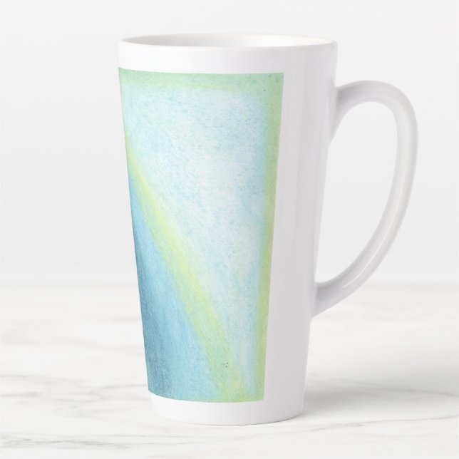 Caneca De Café Latte Chuva repentina (Direita)