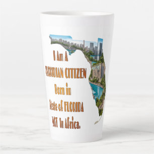 Caneca De Café Latte Cidadão Floridiano