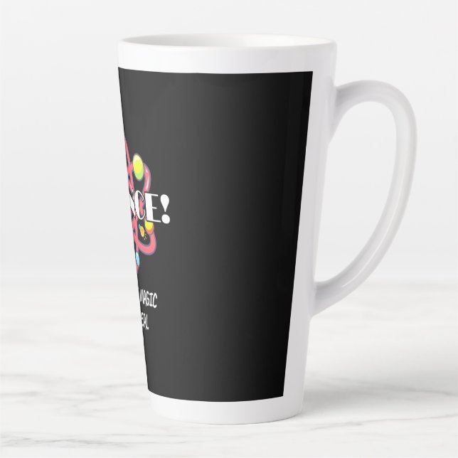Caneca De Café Latte Ciência Da Química De Professores É Magia, Mas Rea (Direita)