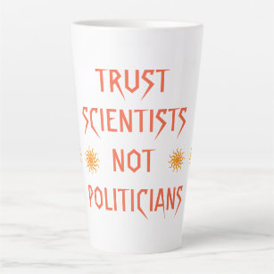 Caneca De Café Latte Cientistas Confiantes Não Políticos Latinos Mug