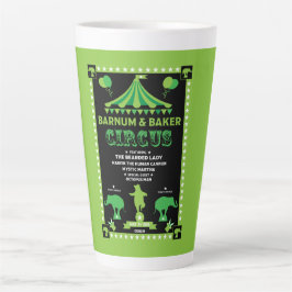 Caneca De Café Latte Circo inspirado em Vintages originais