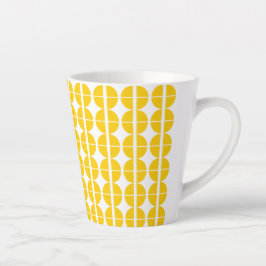 Caneca De Café Latte Círculos em Quatro