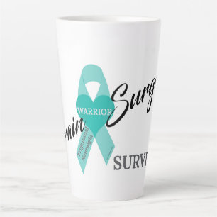Caneca De Café Latte Cirurgia Cerebral Sobrevivência - Neuralgia Trigem