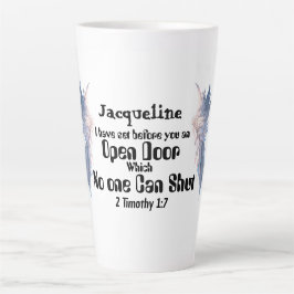 Caneca De Café Latte Citação Bíblica Religiosa Feminina Cristã
