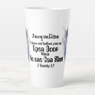 Caneca De Café Latte Citação Bíblica Religiosa Feminina Cristã