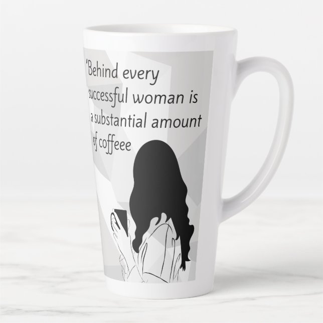 Caneca De Café Latte citação do café (Direita)