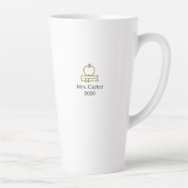 Caneca De Café Latte Citação Personalizada O Futuro É Brilhante