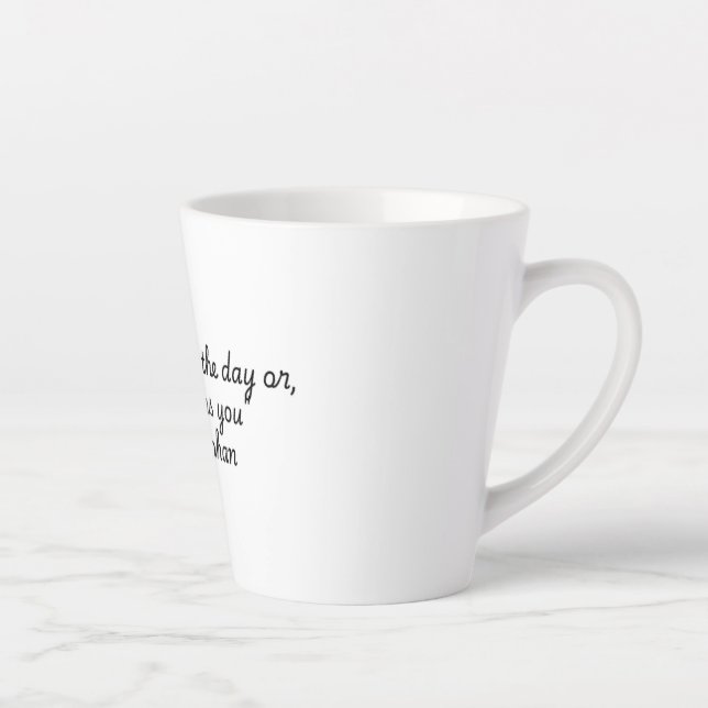 Caneca De Café Latte "Citações para a Coleção de Vida" John Rohan (Direita)