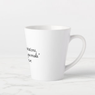 Caneca De Café Latte "Citações para a Coleção de Vida" Les Brown