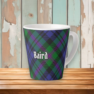 Caneca De Café Latte Clan Baird Tartan