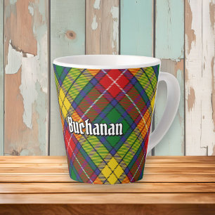 Caneca De Café Latte Clan Buchanan Tartan