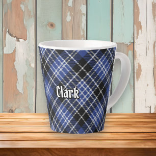 Caneca De Café Latte Clan Clark Tartan