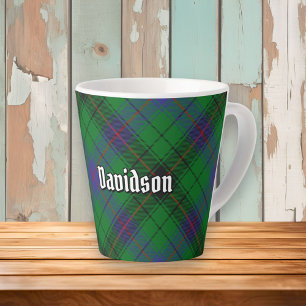 Caneca De Café Latte Clan Davidson Tartan