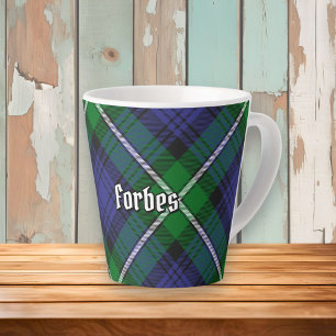 Caneca De Café Latte Clan Forbes Tartan