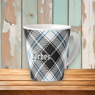 Caneca De Café Latte Clan Forbes Vestido Tartan