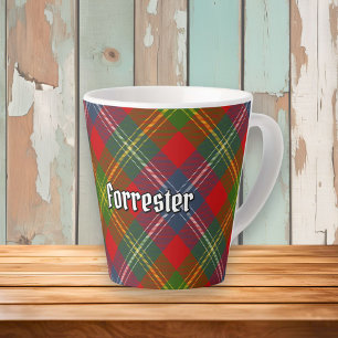 Caneca De Café Latte Clan Forrester Tartan