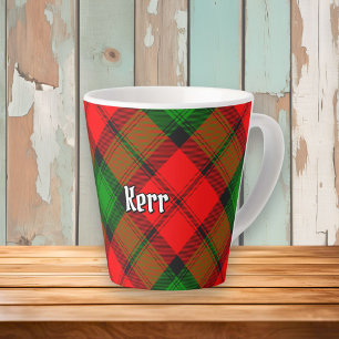 Caneca De Café Latte Clan Kerr Tartan