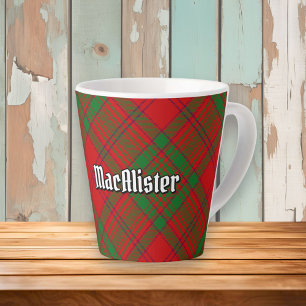 Caneca De Café Latte Clan MacAlister de Glenbarr Tartan