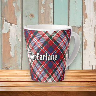 Caneca De Café Latte Clan MacFarlane Dress Tartan