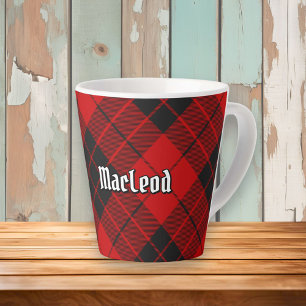 Caneca De Café Latte Clan Macleod de Raasay Tartan