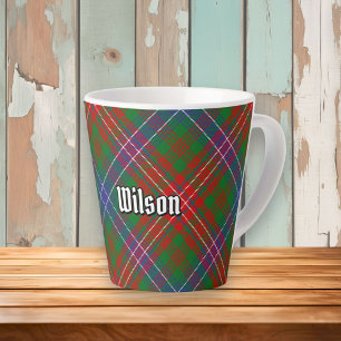 Caneca De Café Latte Clan Wilson Modern Tartan