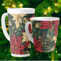 Clássico Elegante William Morris Poinsettia Feriad