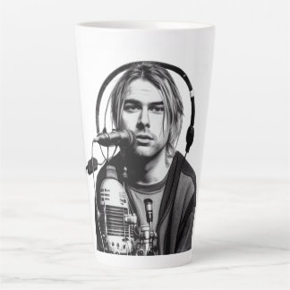 Caneca De Café Latte Clássico Nirvana O Fim da Música