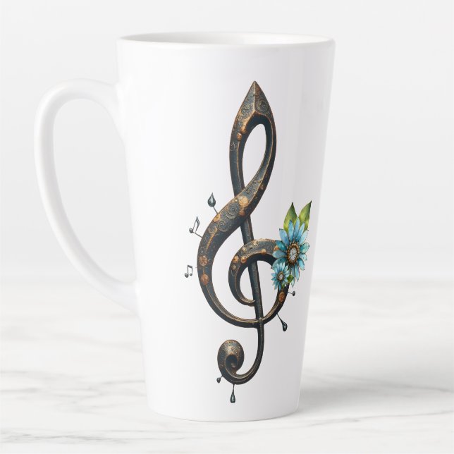 Caneca De Café Latte Clave mecânica (Esquerda)