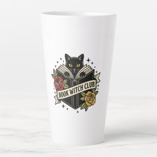 Caneca De Café Latte Clube do Gato Bruxa Livro Logotipo