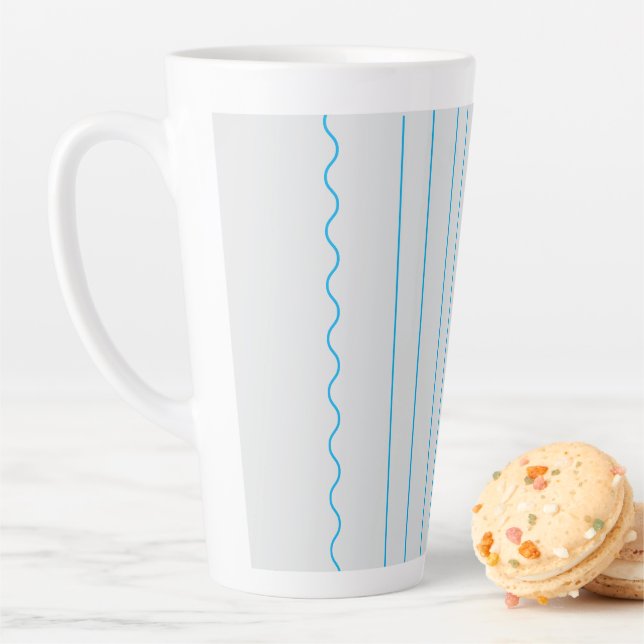 Caneca De Café Latte Coastal Linen (In Situ)