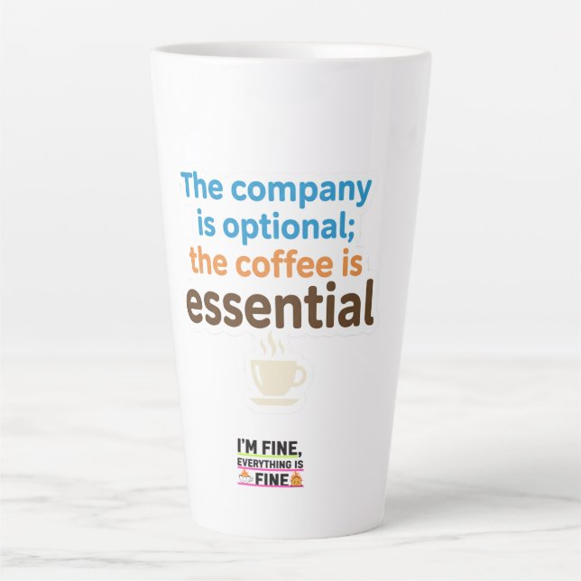 Caneca De Café Latte Coffee Lover Daily Ritual Sticker (Frente)