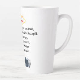 Caneca De Café Latte Coffee Mug de Las Vegas