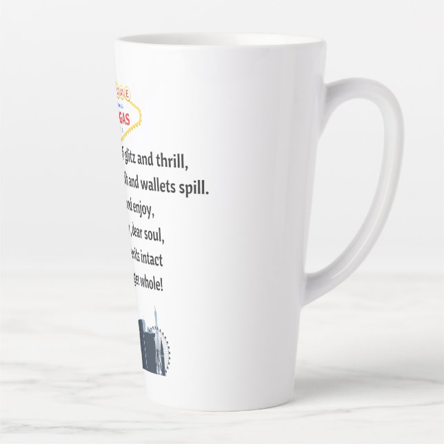 Caneca De Café Latte Coffee Mug de Las Vegas (Direita)