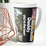 Caneca De Café Latte Colagem Personalizada de Fotos e Texto<br><div class="desc">Faça uma família personalizada Mantenha a caneca latta Photo Keepsasasasasasasasasasasasasasasakda Ricaso - adicione suas próprias fotos e texto a esta caneca com tema modelo de 7 fotos,  perfeita para um presente especial - colagem de fotos com presentes de keepsasasakings</div>