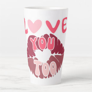 Caneca De Café Latte Coleção de Casamentos Elegantes