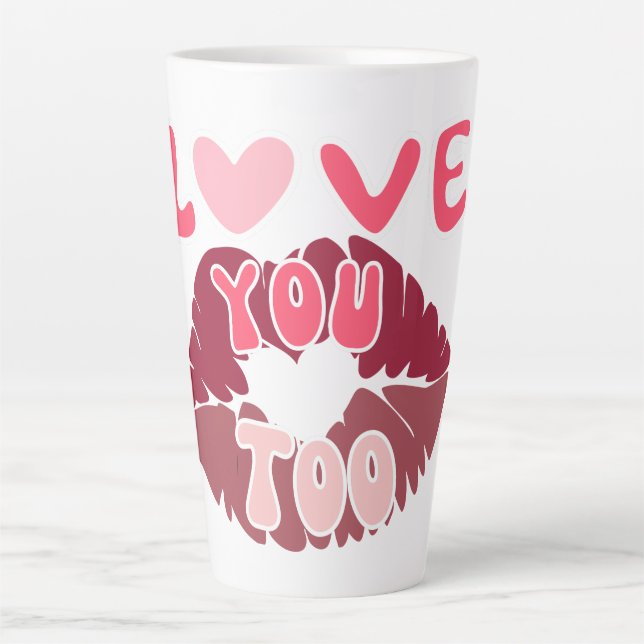 Caneca De Café Latte Coleção de Casamentos Elegantes (Frente)