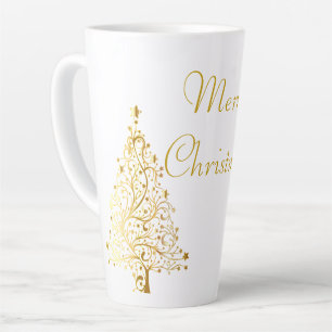 Caneca De Café Latte Coleção de Natal de Suzanne Elizabeth - Latte Mu