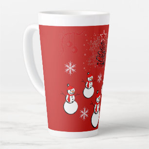 Caneca De Café Latte Coleção de Natal Suzanne Elizabeth