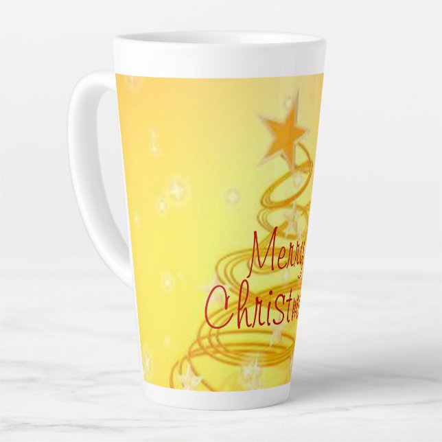 Caneca De Café Latte Coleção de Natal Suzanne Elizabeth (Ângulo esquerdo)