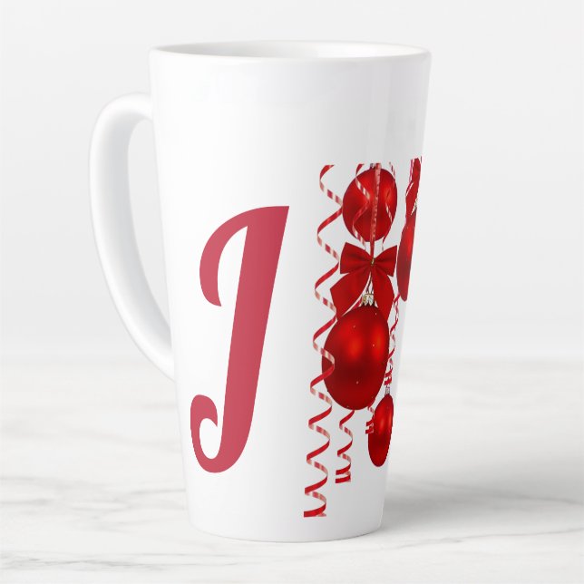 Caneca De Café Latte Coleção de Natal Suzanne Elizabeth (Ângulo esquerdo)