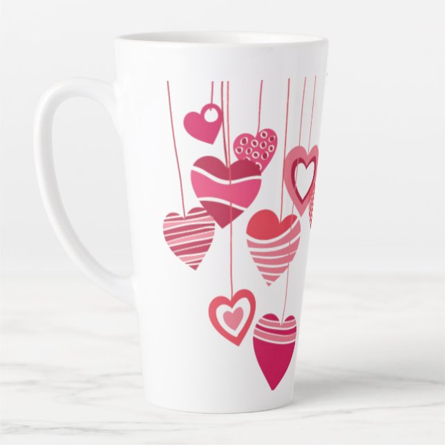 Caneca De Café Latte Coleção de Presentes Amorosos (Esquerda)