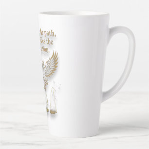 Caneca De Café Latte Coleção de Roupas Espirituais Visão Divina