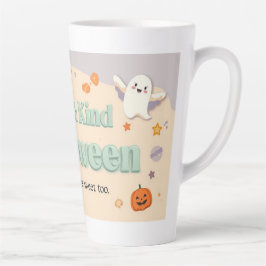 Caneca De Café Latte 🧡 ✨ Coleção “Halloween Fofo & Gentil” 🎃🌿