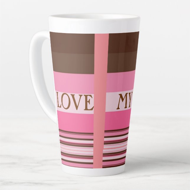 CANECA DE CAFÉ LATTE COLEÇÃO RAINHA DA COMPRA (Ângulo esquerdo)