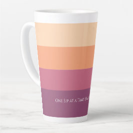 Caneca De Café Latte Colheita Paleta-Motivacional-Mug